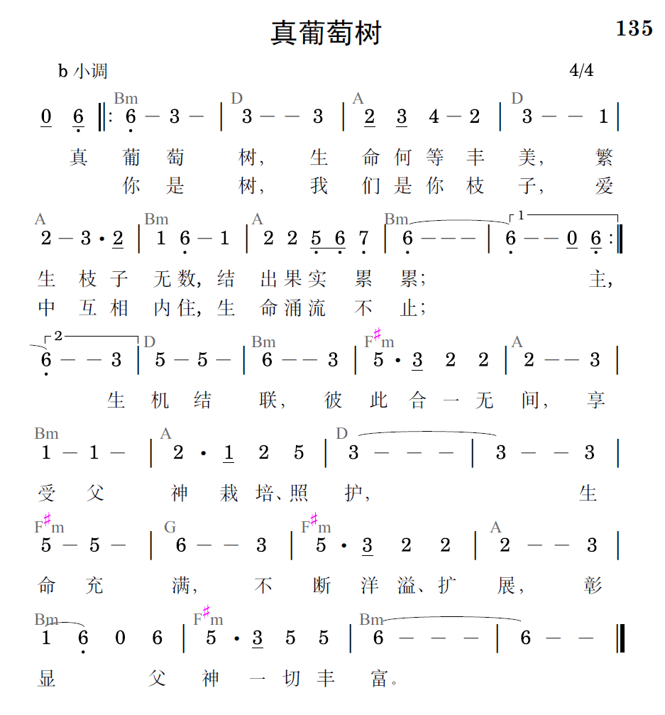 歌谱预览