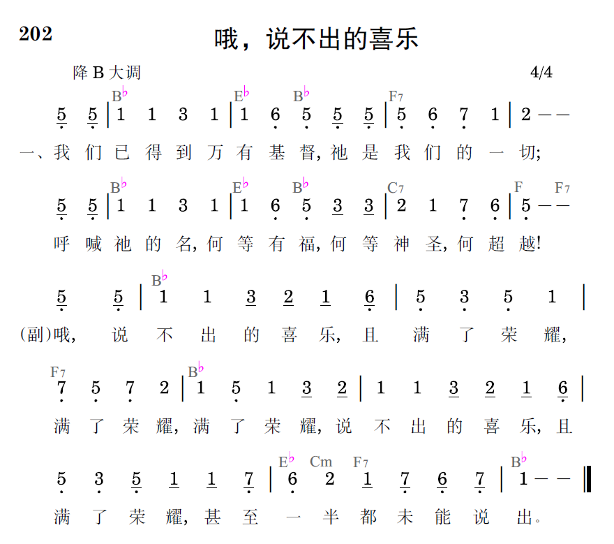 歌谱预览