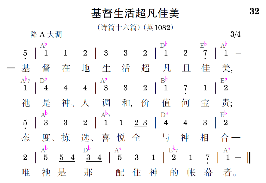 歌谱预览