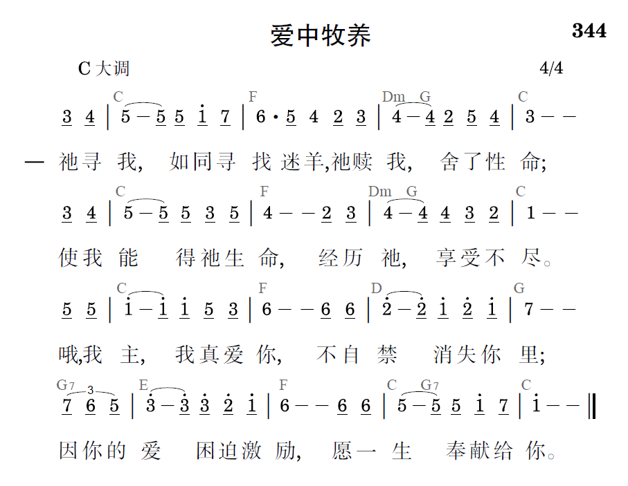 歌谱预览