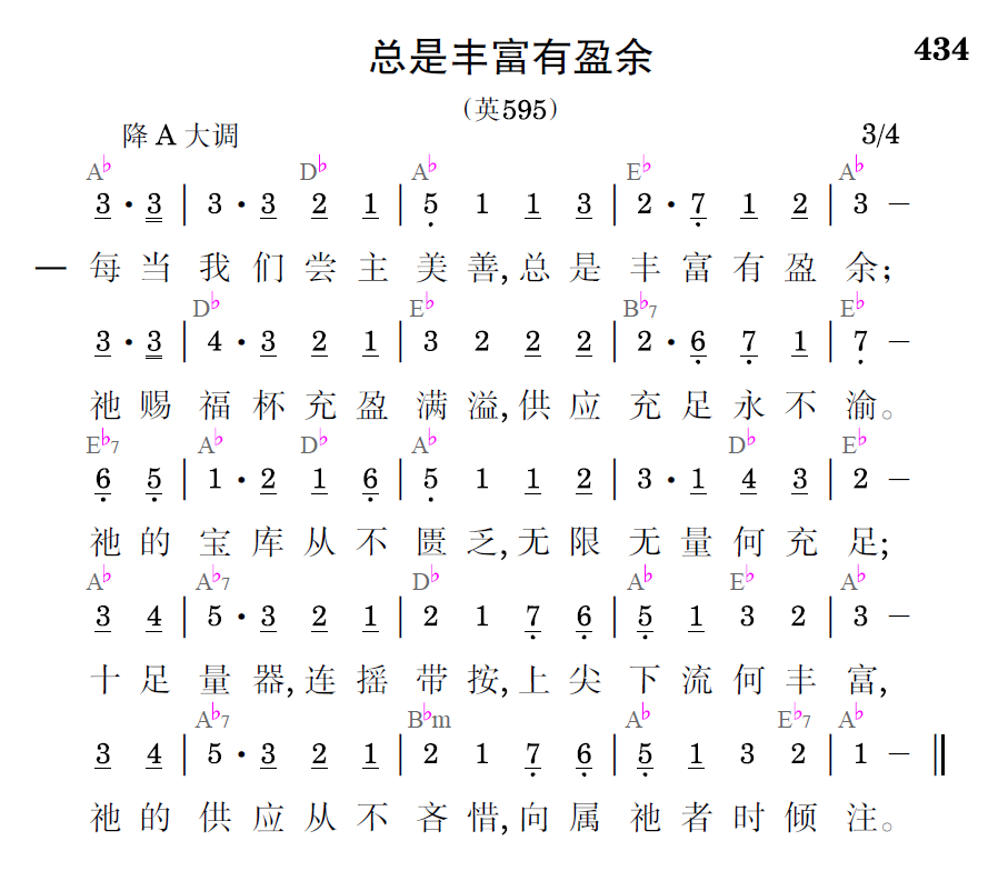 歌谱预览