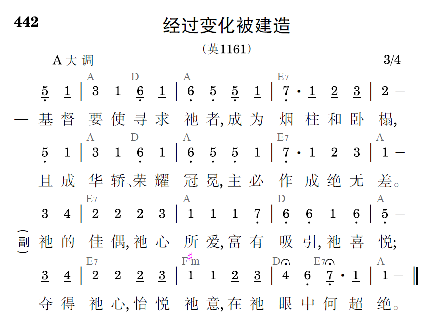 歌谱预览