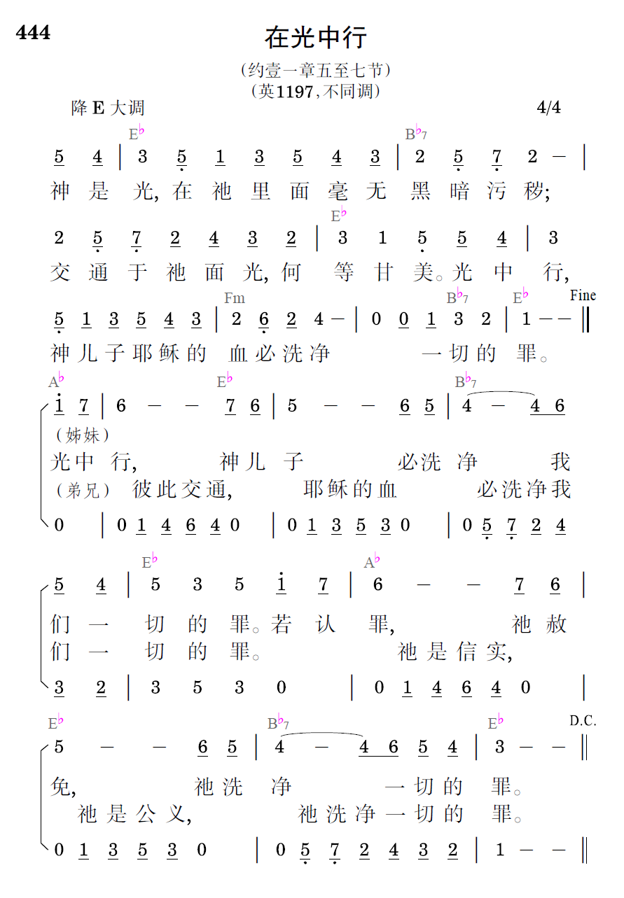 歌谱预览