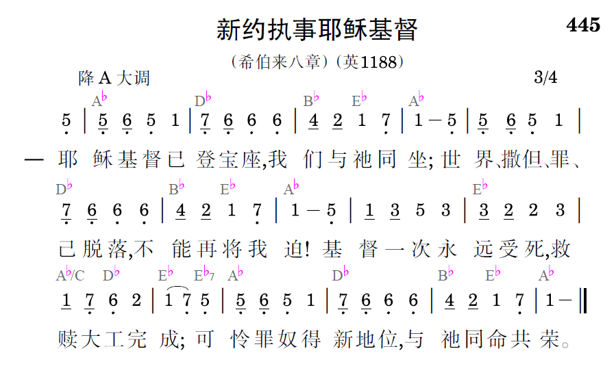 歌谱预览
