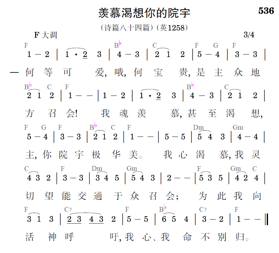 歌谱预览