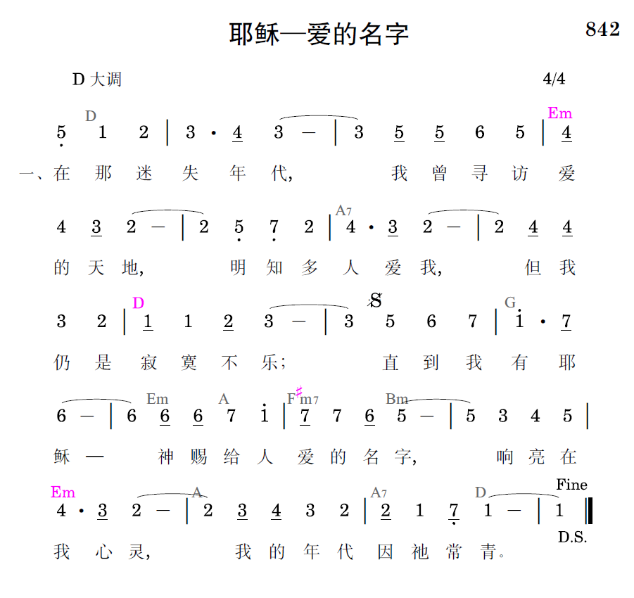 歌谱预览