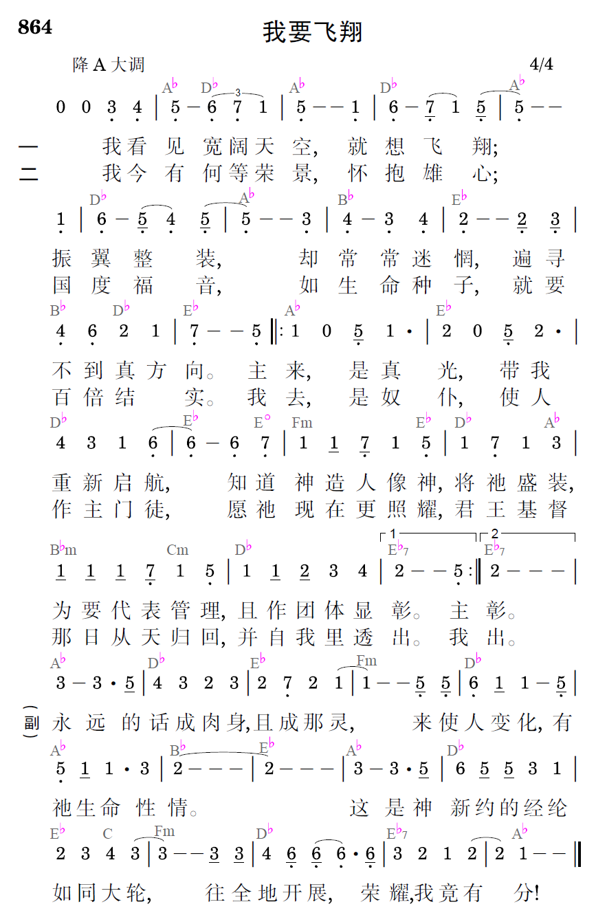 歌谱预览