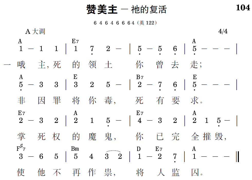 歌谱预览
