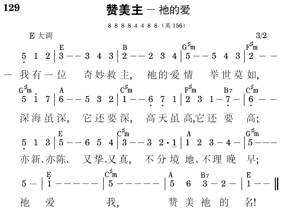 歌谱预览