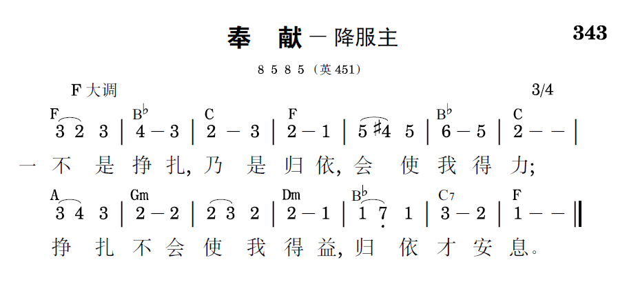 歌谱预览