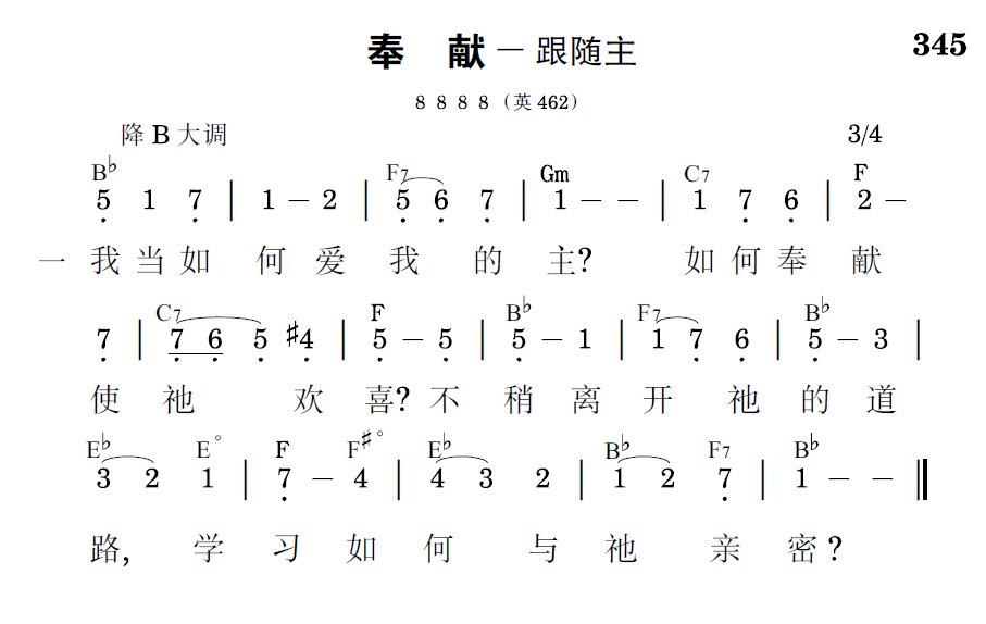 歌谱预览