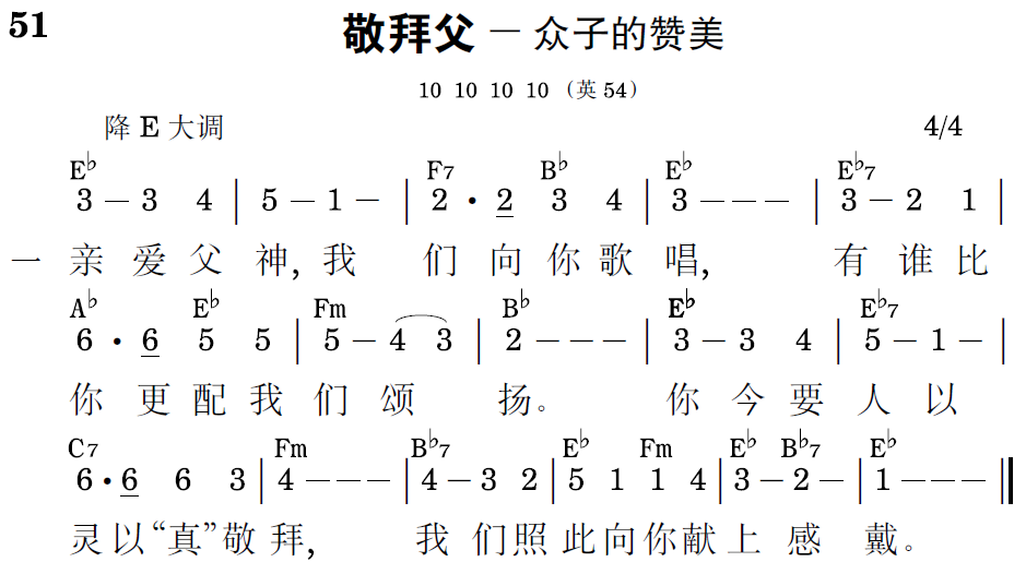 歌谱预览