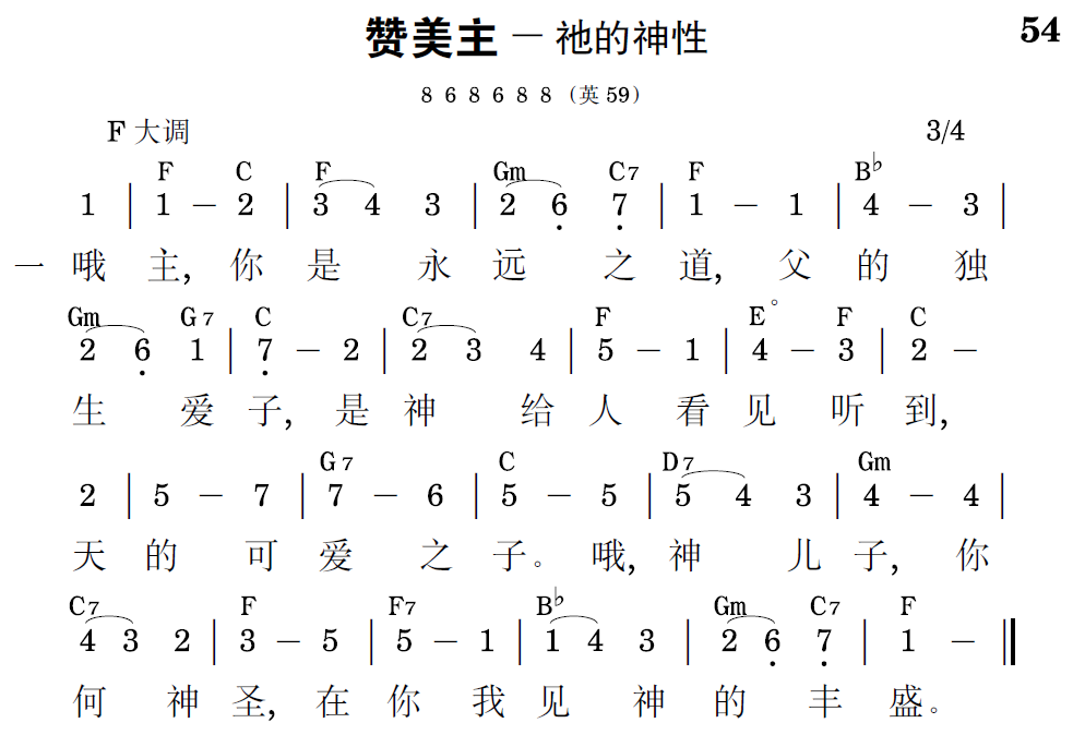 歌谱预览