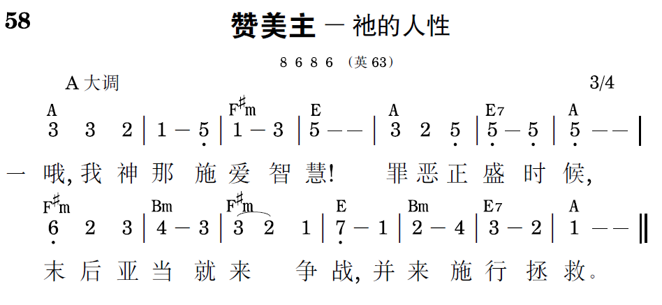 歌谱预览