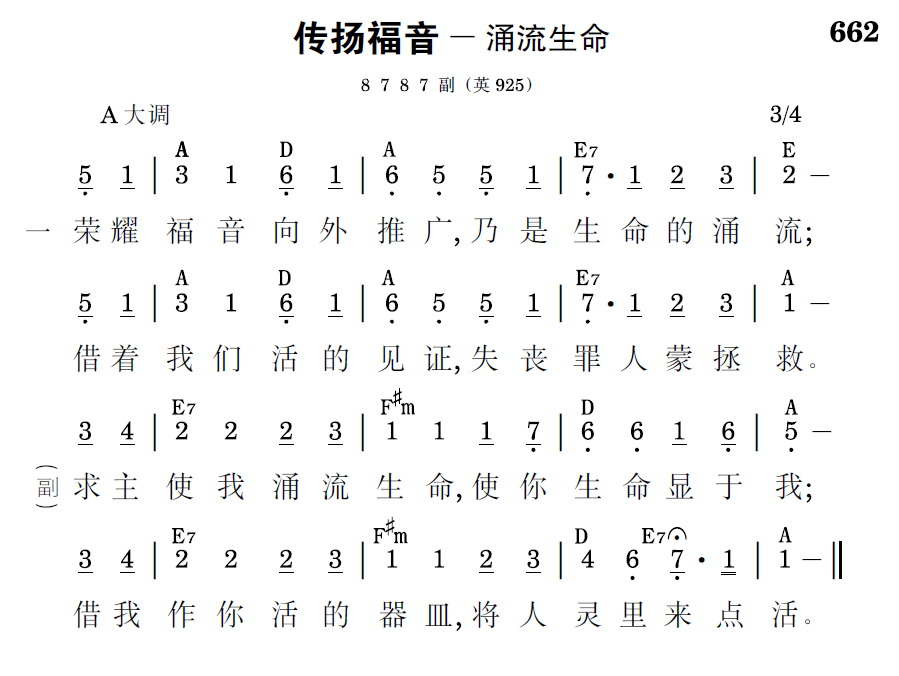 歌谱预览