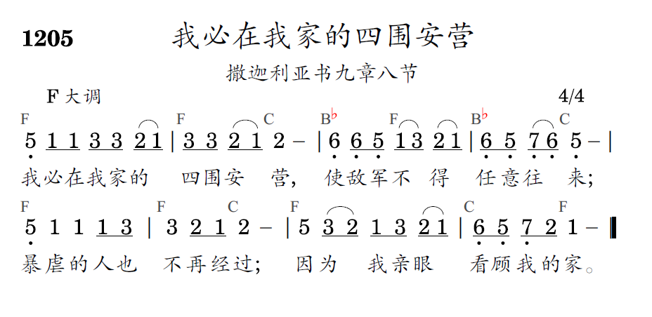 歌谱预览