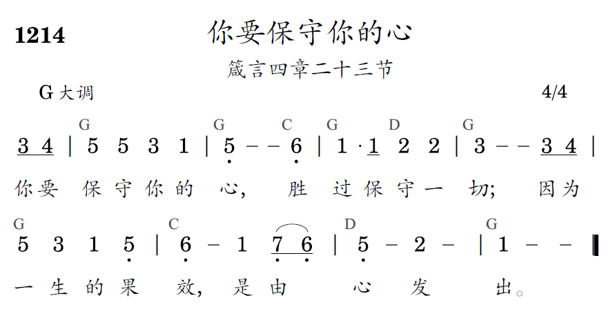 歌谱预览