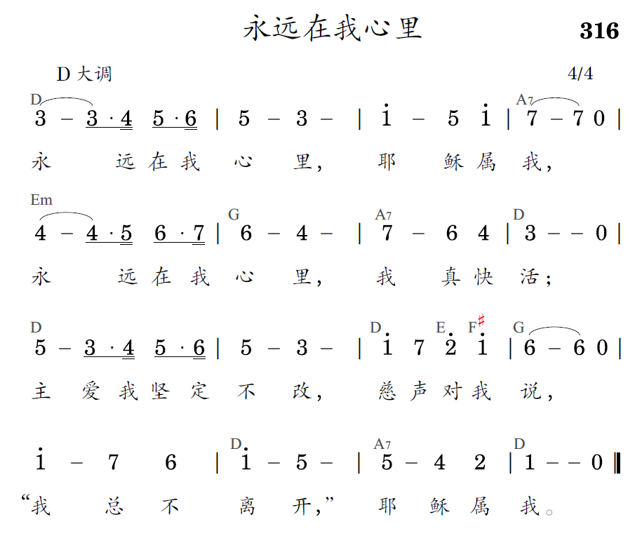 歌谱预览