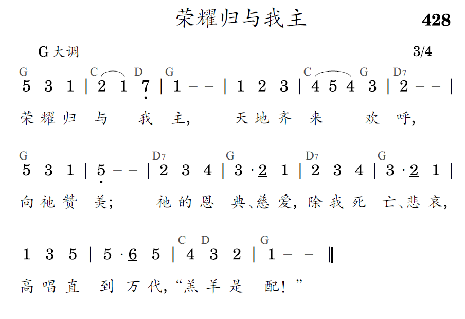 歌谱预览