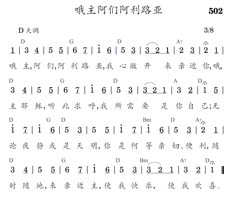 歌谱预览