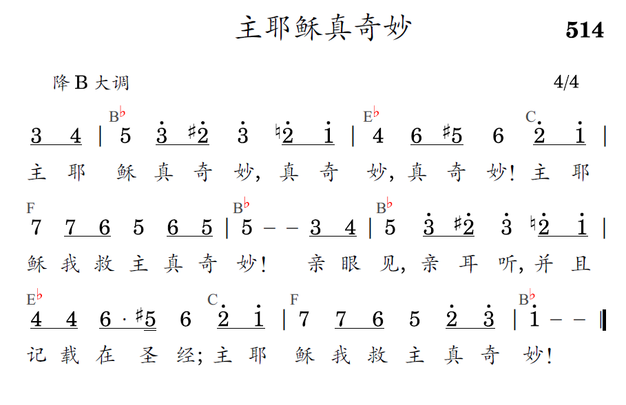 歌谱预览