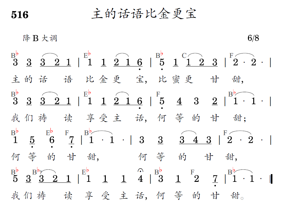 歌谱预览