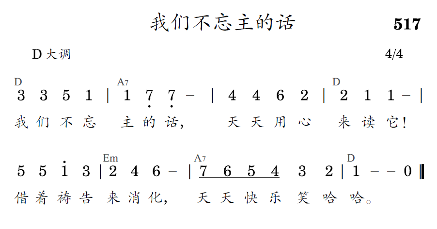 歌谱预览