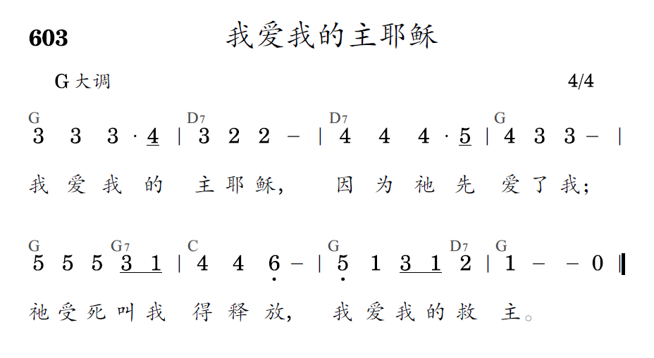 歌谱预览