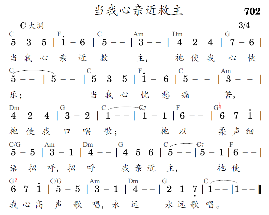 歌谱预览