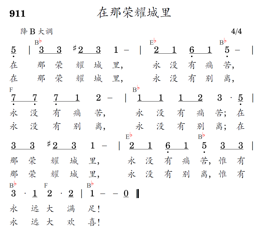 歌谱预览