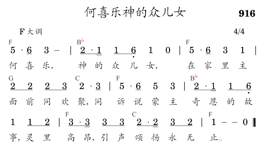 歌谱预览